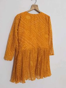 Gorgeous Orangish Shrug With CROP top And Lehanga