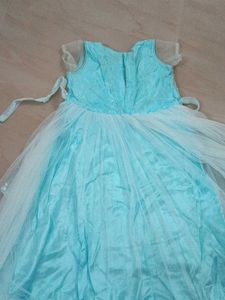 Girl&#39;s Blue Tulle Dress