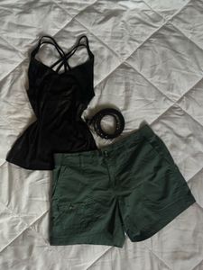 y2k mini summer cargo shorts