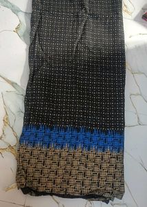 Black Pure Cotton Fabric (4.5 mtrs)