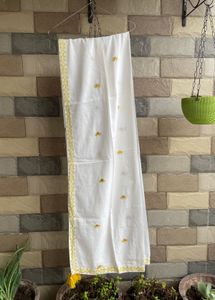 Yellow Embroidered Kurta Sharara Set