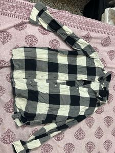 Black & White Plaid Flannel