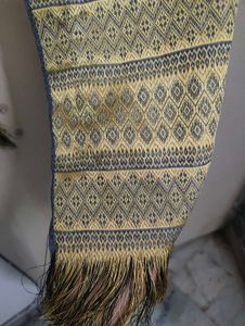 Elegant Gold Banarasi Scarf