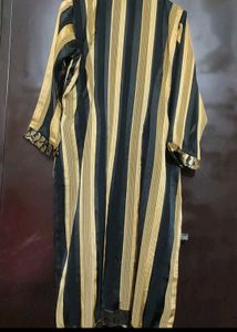 Black &amp; Golden Plazo Suit &amp; Dupatta 42 Bust