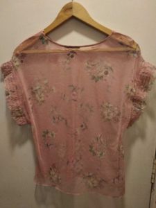 ZARA BEAUTIFUL MESH TOP
