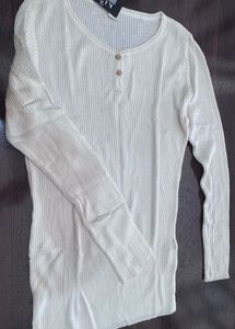 Ribbed Long Sleeve Top