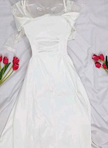 Savana White Lace Princess Dress