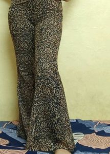 Leopard Print Bell Bottoms