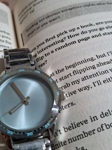 Silver-Tone Analog Watch (Fastrack)
