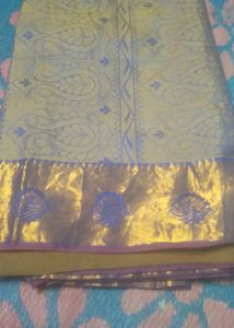 Purple with golden Design