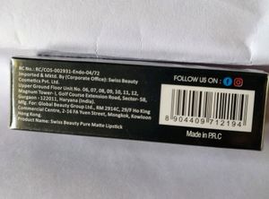 Swiss Beauty Lipstick (Shade- Red Wine )