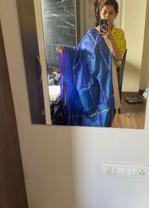 Stylish Blue Dhoti with dupatta