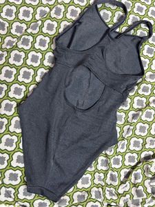 Grey Tank Bodysuit