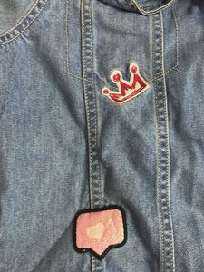 Denim Jacket with Patches