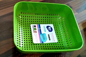 Plastic Vegetable, Fruit, Rice Wash Sieve Bowl
