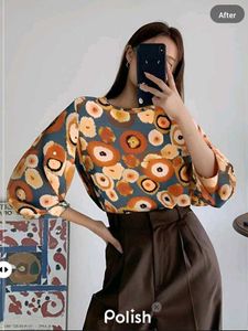New With Tag korean Floral Pullover