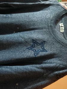 Blue Star Knit Top
