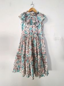 Multi Floral Print Dress (Girl's)