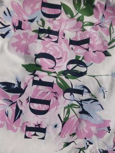 Floral Graphic Print Top