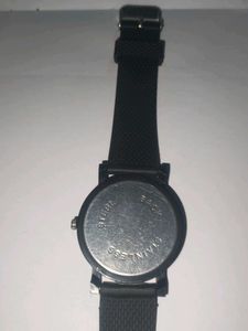 Classic Black Wrist Watch