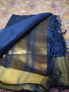 Elegant Navy Blue saree