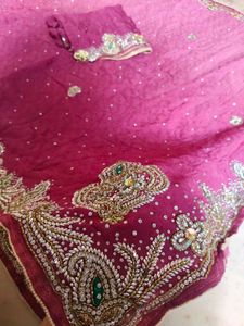 Embroidered Saree with blouse piece