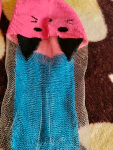 Net Cute Cat Ankle Socks Free size for teens