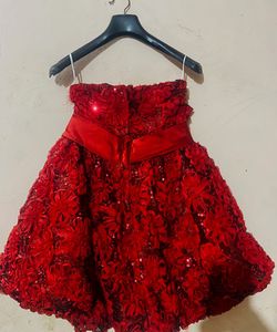 Red Floral Dress (Sold)
