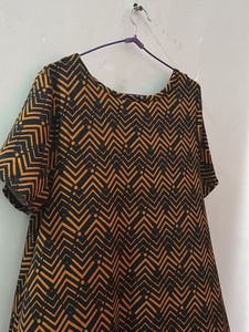 Patterned Casual Dress