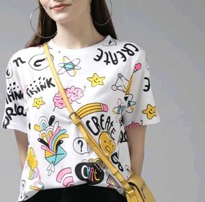 Doodle Print Tee