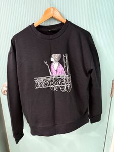 Black Sweatshirt For Women From Zudio