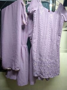 Lavender Kurta Set 2 time wear