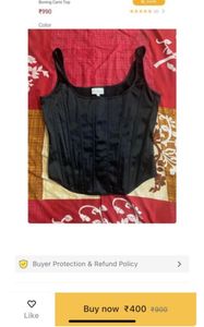 urbanic corset black top