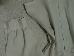 Elegant Embroidered White Blouse