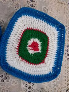 Handmade Crochet Candle Coasters (Set of 4)