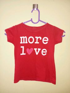 4 Girls T-shirt 5-6 Years