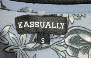 Pastel Blue Floral Printed Top (Women)