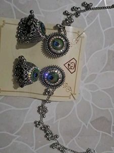 Peacock Jhumkha