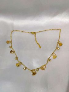 Anti Tarnish Golden Butterfly Charms Neckpiece