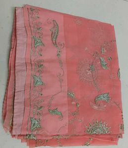 Elegant Embroidered Saree