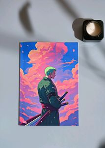 Roronoa Zoro Poster. One Piece. Anime Wall Decor