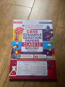 OSWAAL CBSE Class 12 Biology Sample Papers