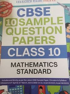 Oswal Book CBSE Sample Paper For Maths