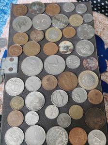 Rare old World Coin Collection (45 pcs total)