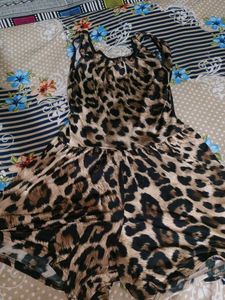 Leopard Print Romper