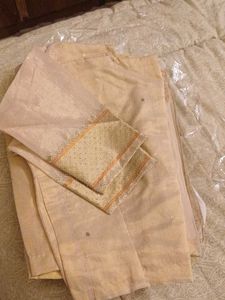 Classy Beige Saree