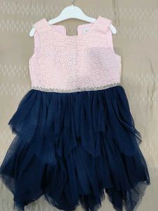 Pink &amp; Navy Party Dress