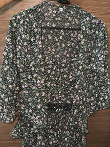 Floral Ruffle Mini Dress