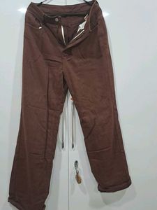 Brown Casual Pants