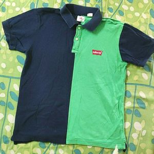 Two Coloured Collered T Shirt